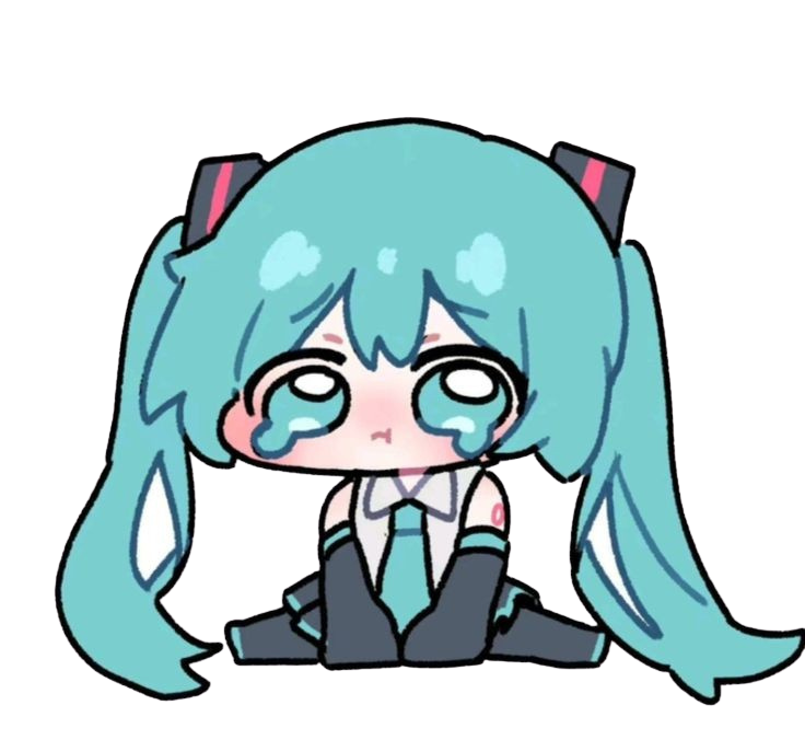 Miku is sad